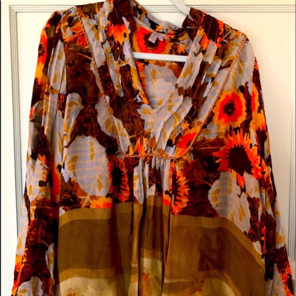 Anthropologie Sunflower blouse (Bl^nk)